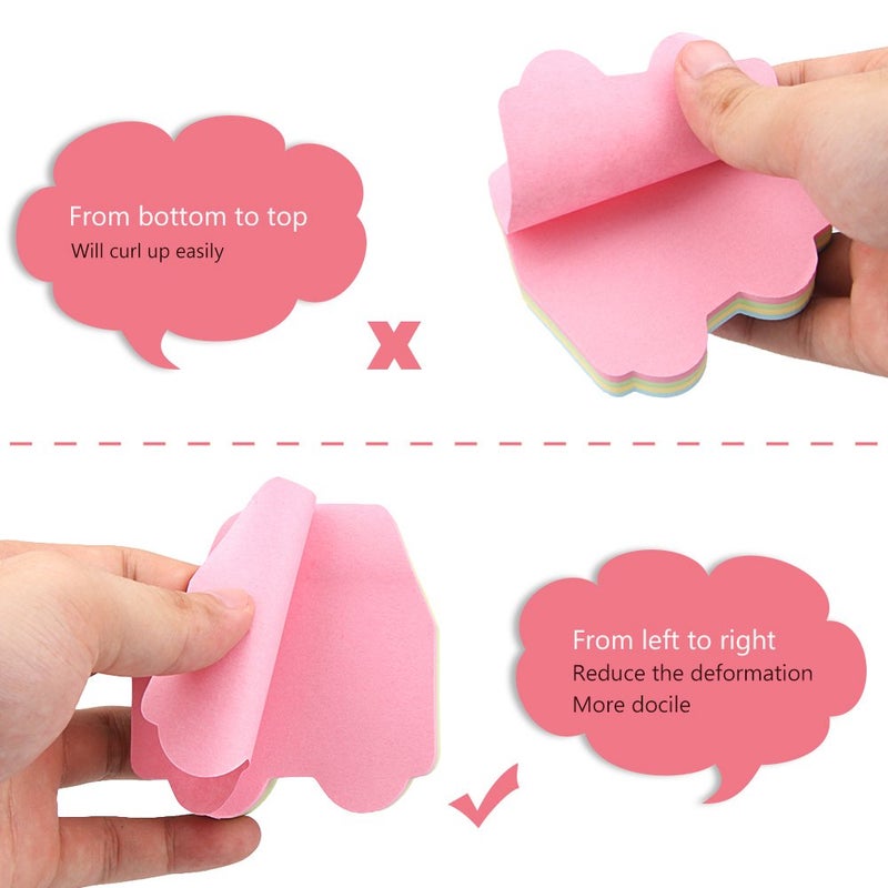 GTHER 4PCS Car Shaped Sticky Notes, Colored Sticky Notes Car Pink Blue Green Yellow Cute Fun Cool Self-Adhesive Note for Kids School Classroom Office College (Car) - Image 5